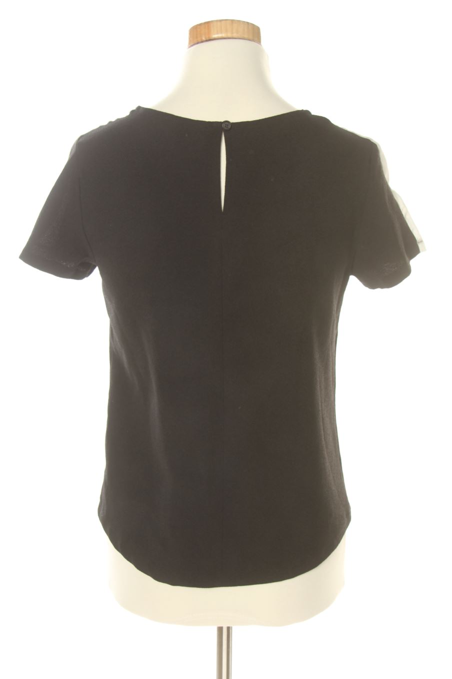 Blouse à manches courtes Etam de la taille S, de couleur noir