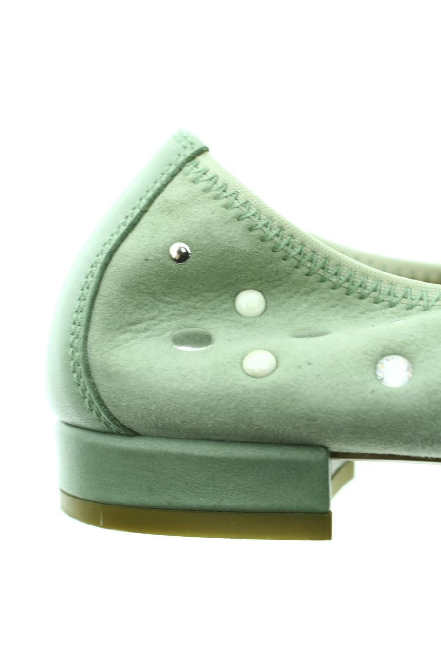 Zapatos planos de Hispanitas de la talla 39, de color verde de