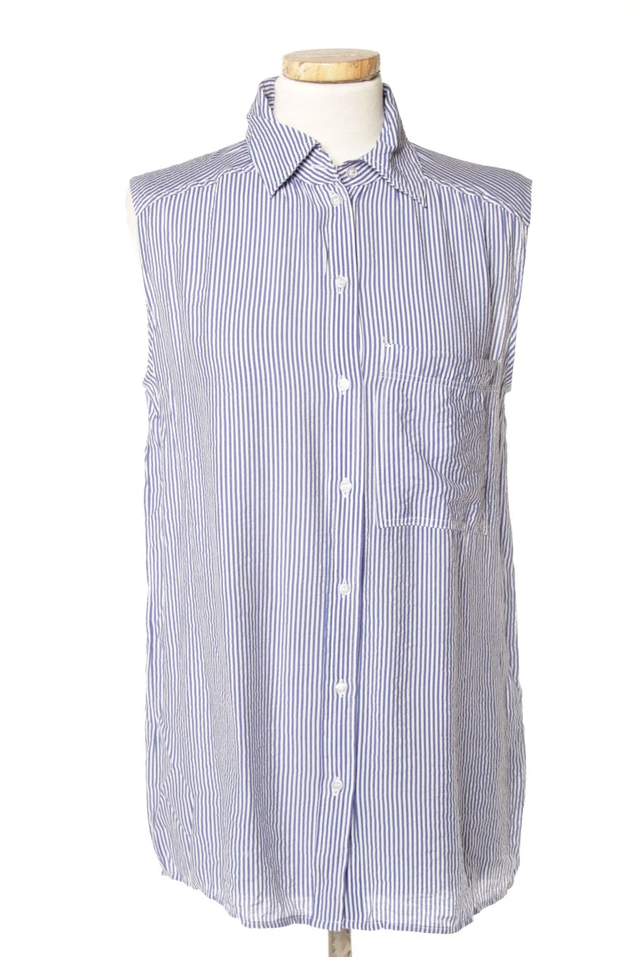 Camisa sin mangas de H&M de la talla XS, de color rayas