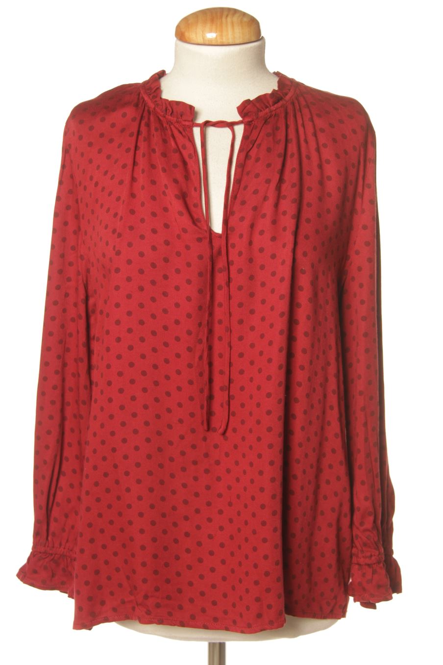 Blouse à manches longues Oysho de la taille S, de couleur bordeaux