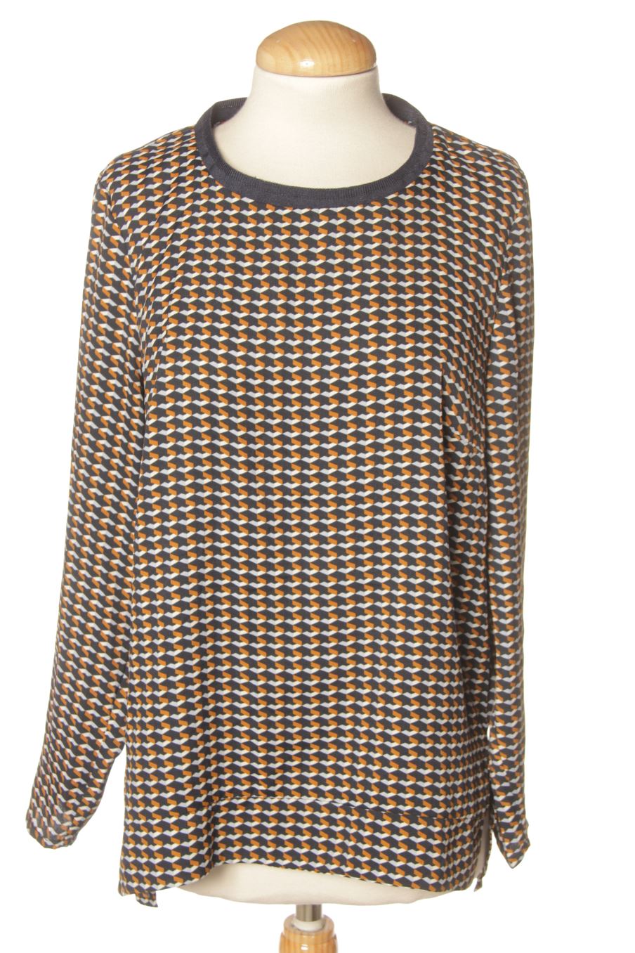 Blusa a maniche lunghe de Cortefiel de la talla M, de color stampato