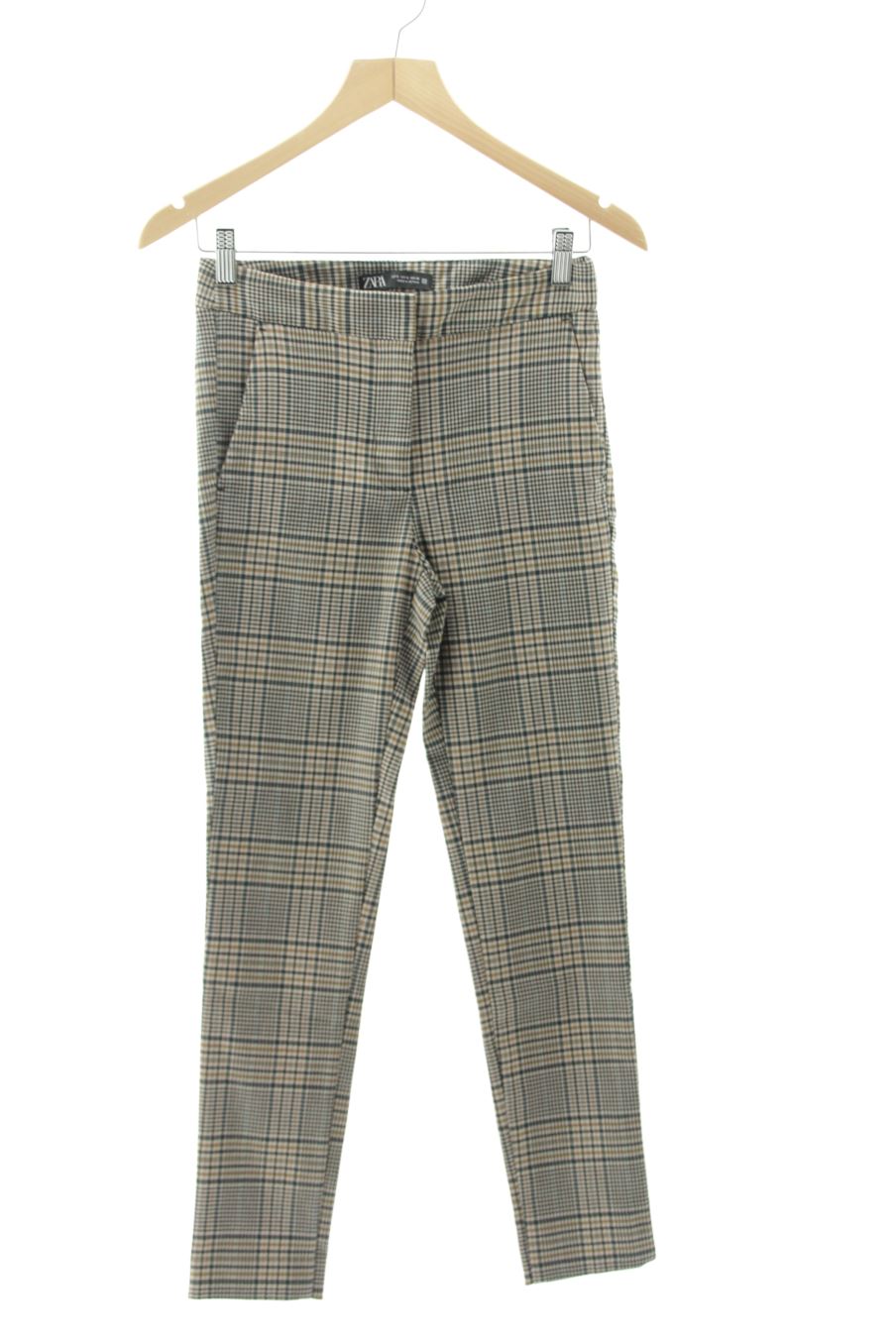Pantalon Zara de la taille S, de couleur carreaux