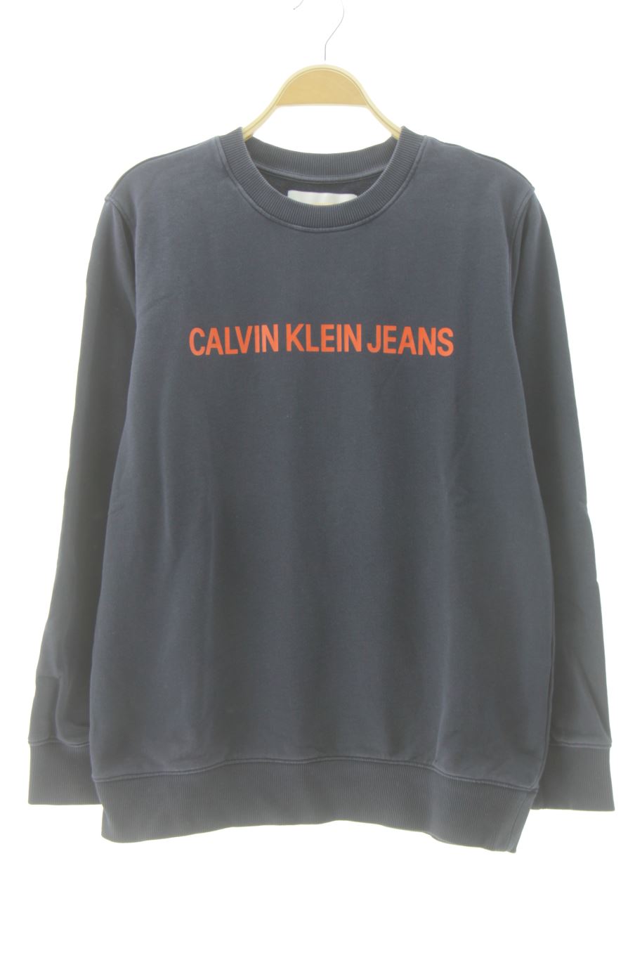 Sweat Calvin Klein de la taille L, de couleur bleu marine