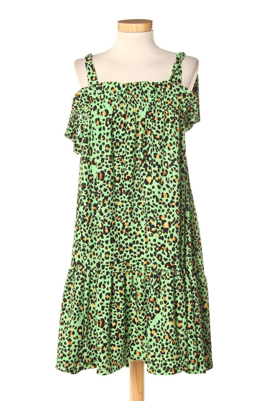 Vestido casual de H&M de la talla XS, de color animal print