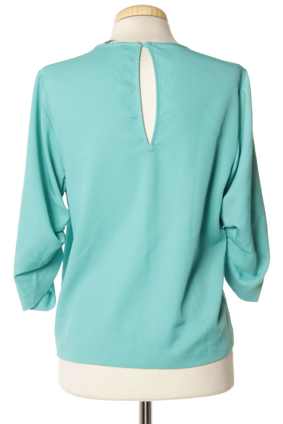 Blusa de manga corta de Sfera de la talla M, de color turquesa