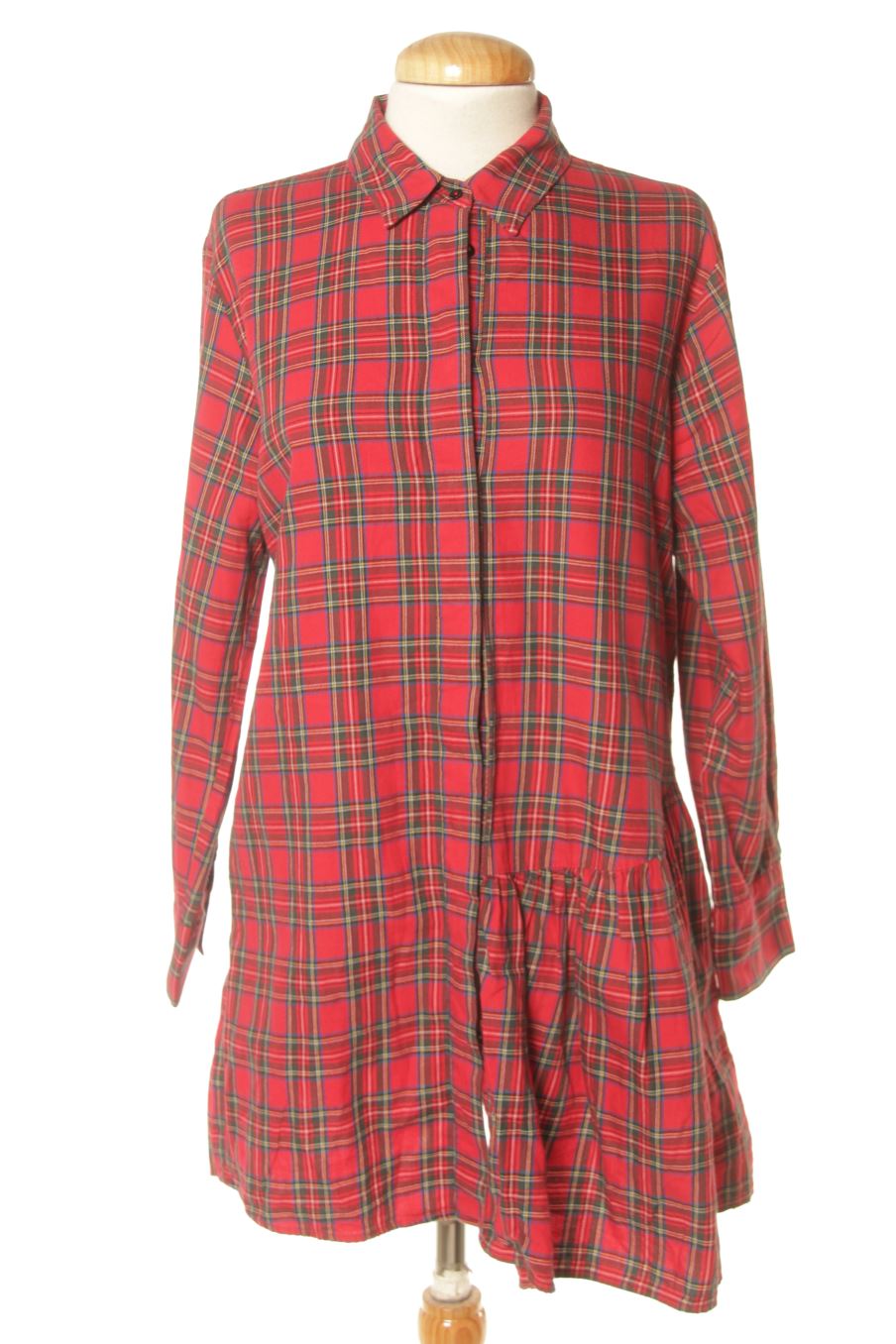 Zara robe carreaux outlet