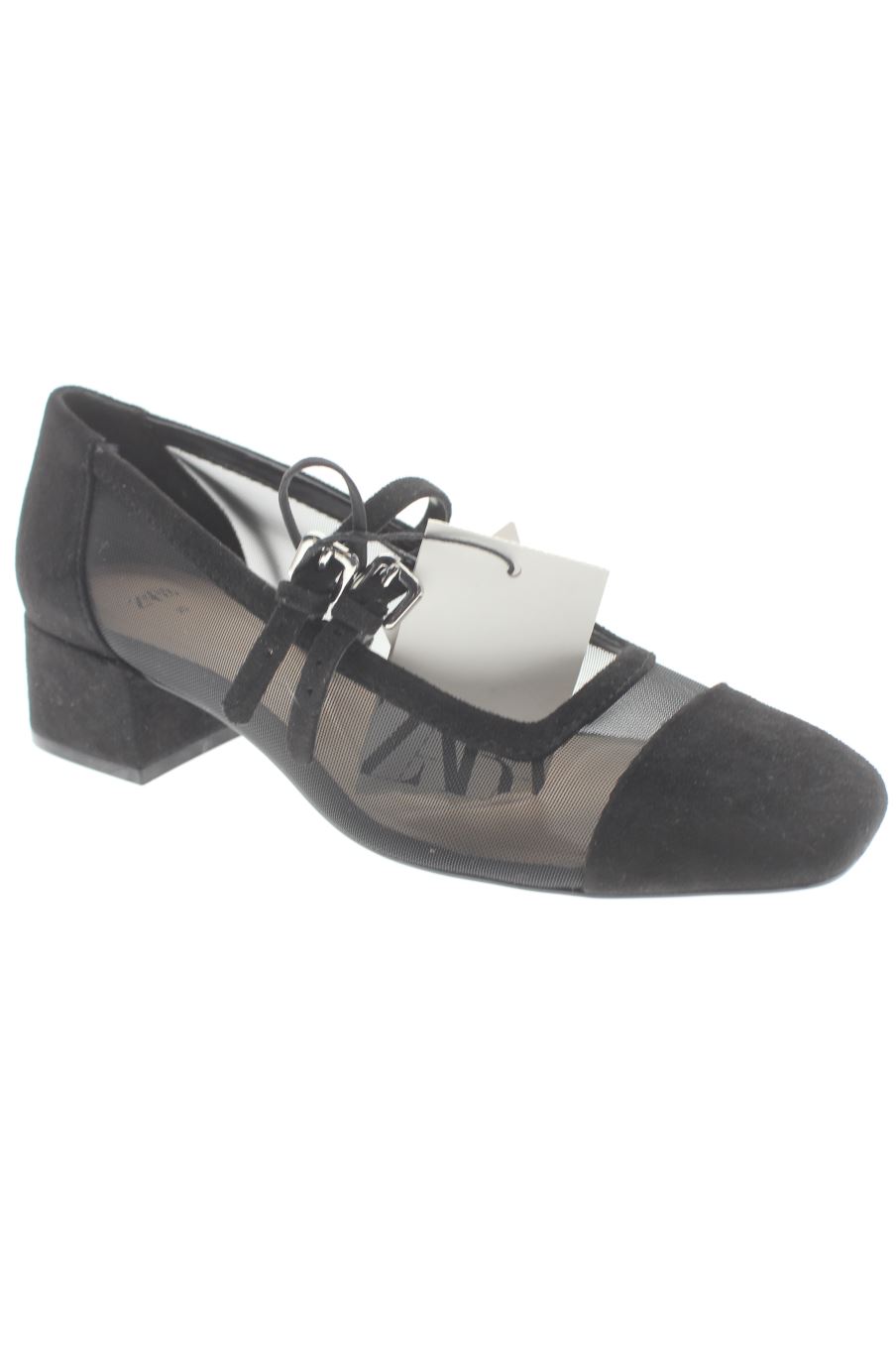 Zapatos de tacon de Zara de la talla 35, de color negro de