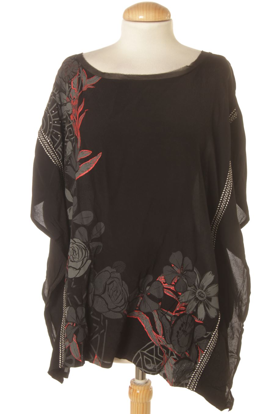 Blusa a maniche corte de Desigual de la talla S, de color stampato