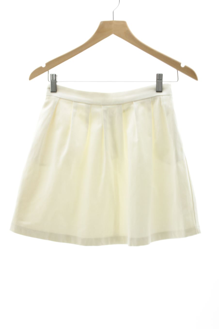 Falda de Stradivarius de la talla 38, de color blanco