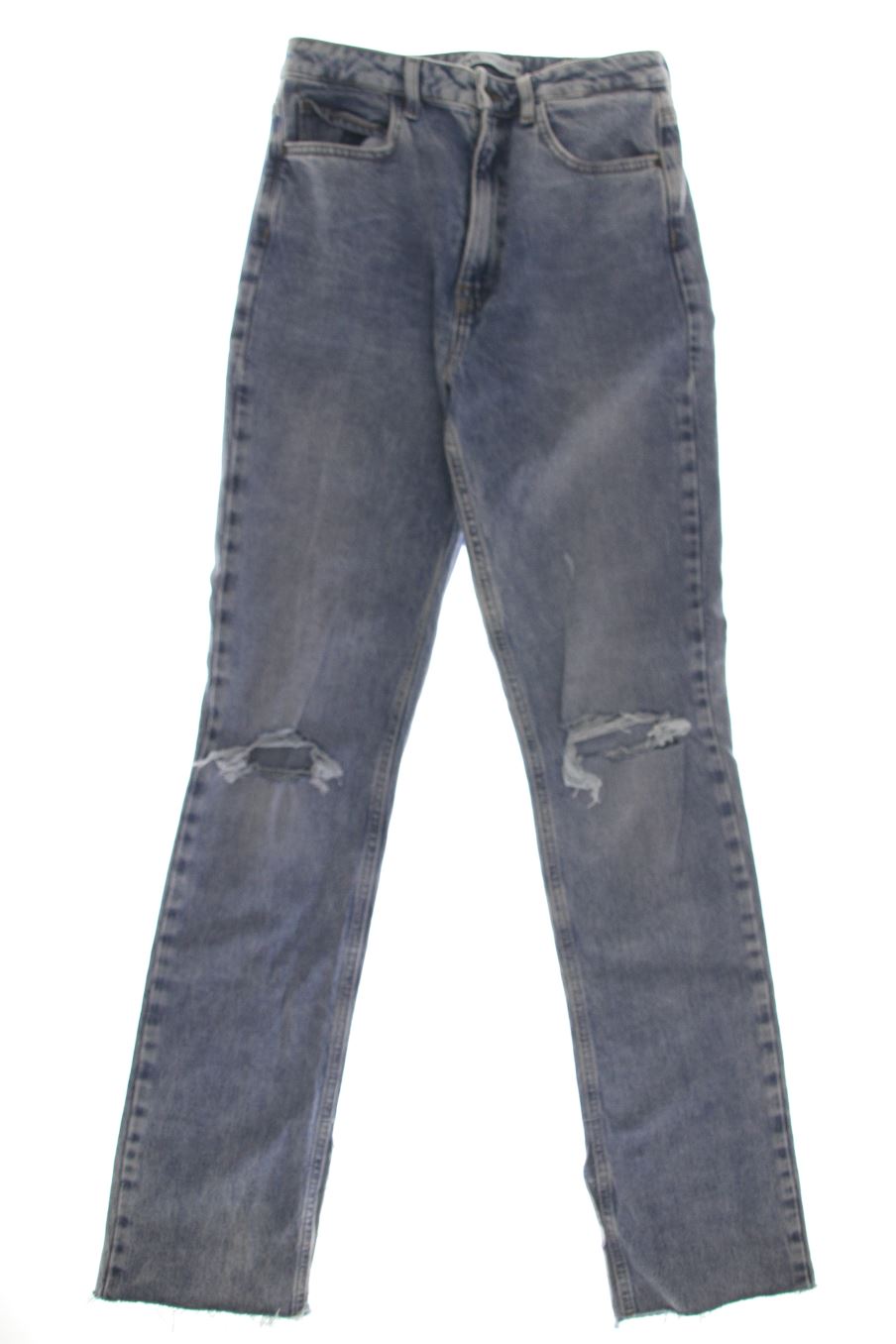 Vaqueros de Zara de la talla 38, de color azul de ropa vaquera