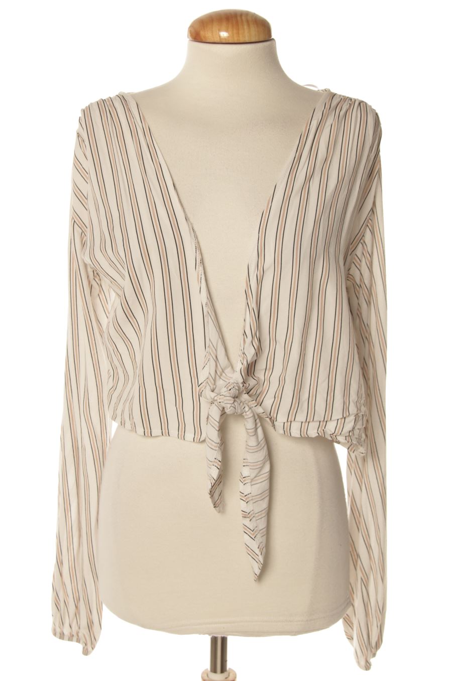 Blouse à manches longues Pull & Bear de la taille S, de couleur rayures