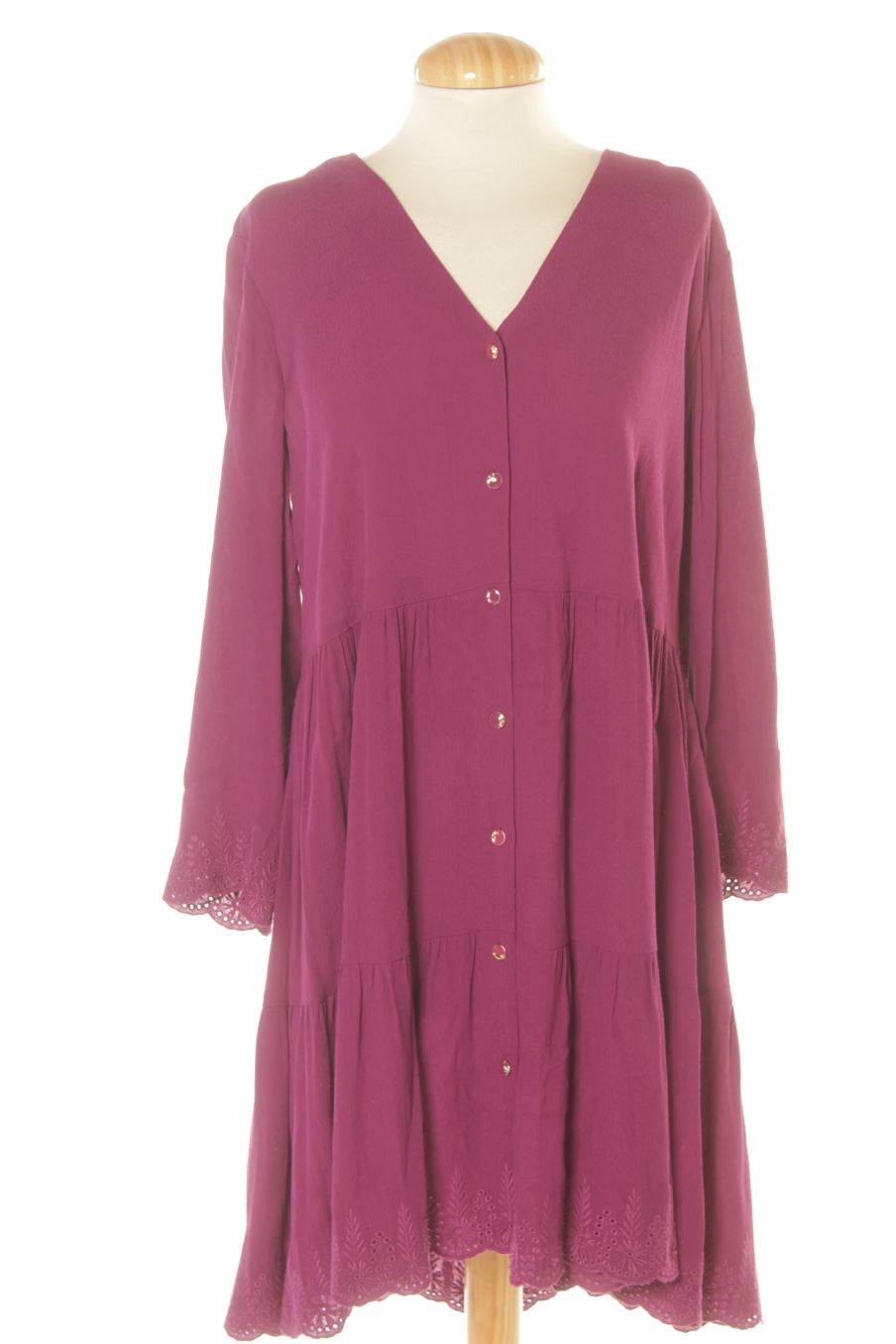 Robe casual Louizon de la taille M, de couleur pourpre