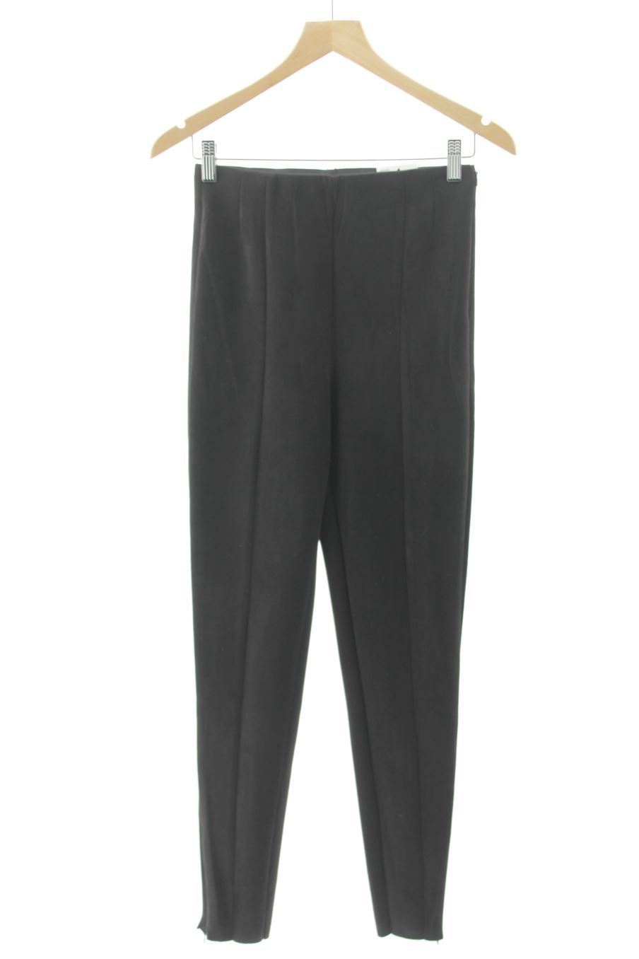 Pantalon Zara de la taille S, de couleur noir de synthétique