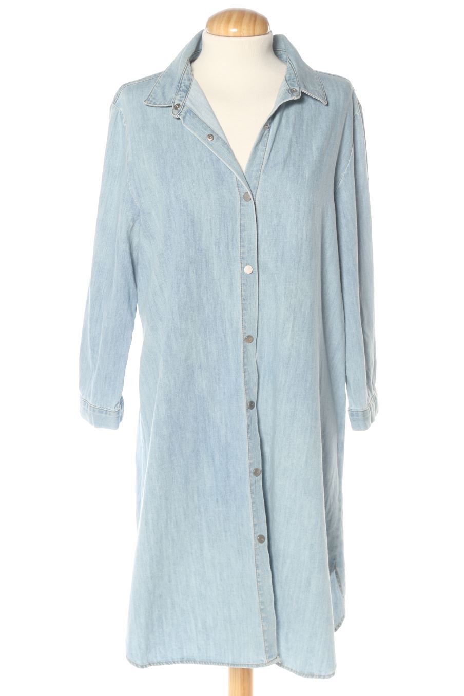 Robe casual Zara de la taille M, de couleur bleu