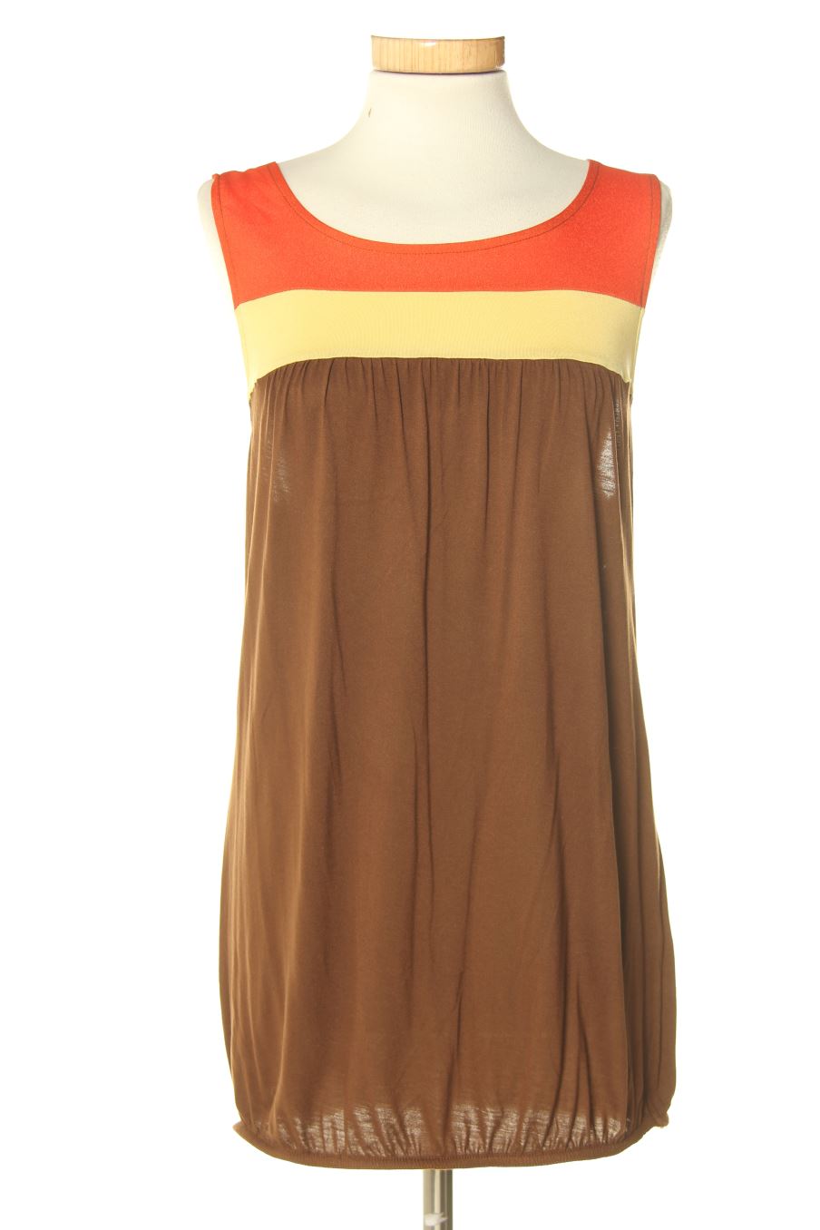Top Camaieu de la taille M, de couleur marron