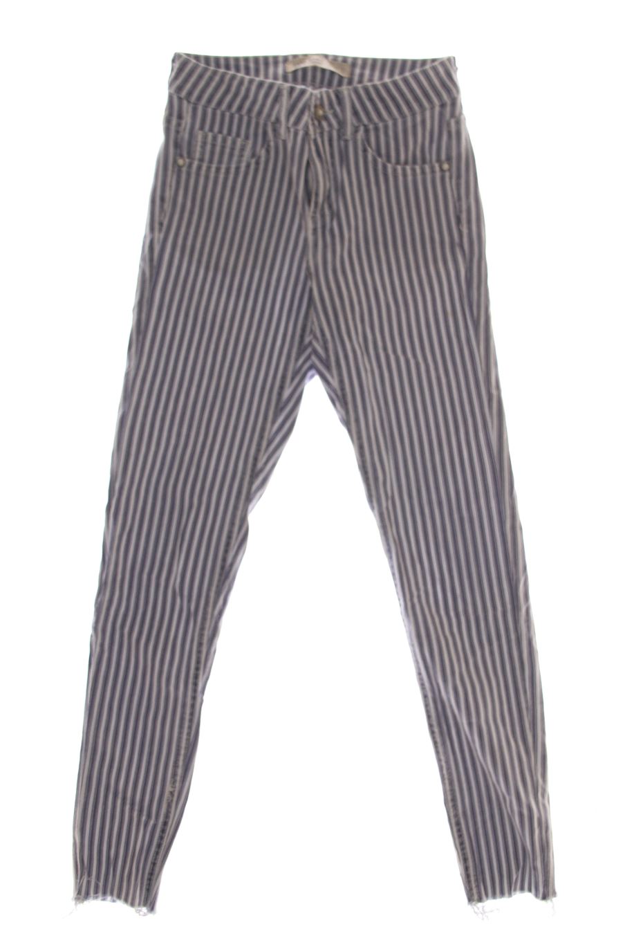 Vaquero de Zara de la talla 34, de color rayas de ropa vaquera