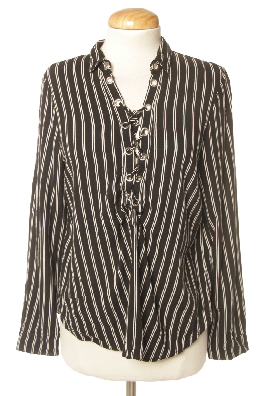 Blusa a maniche lunghe de H&M de la talla 38, de color righe