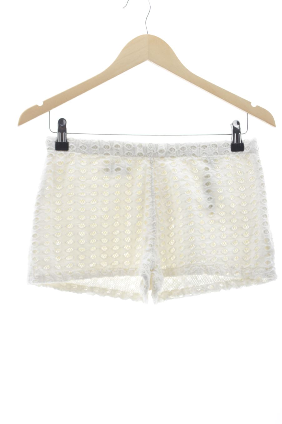 Shorts Zara de la taille S, de couleur blanc