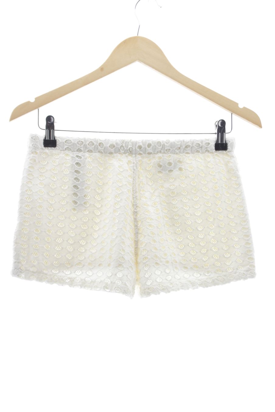Shorts Zara de la taille S, de couleur blanc