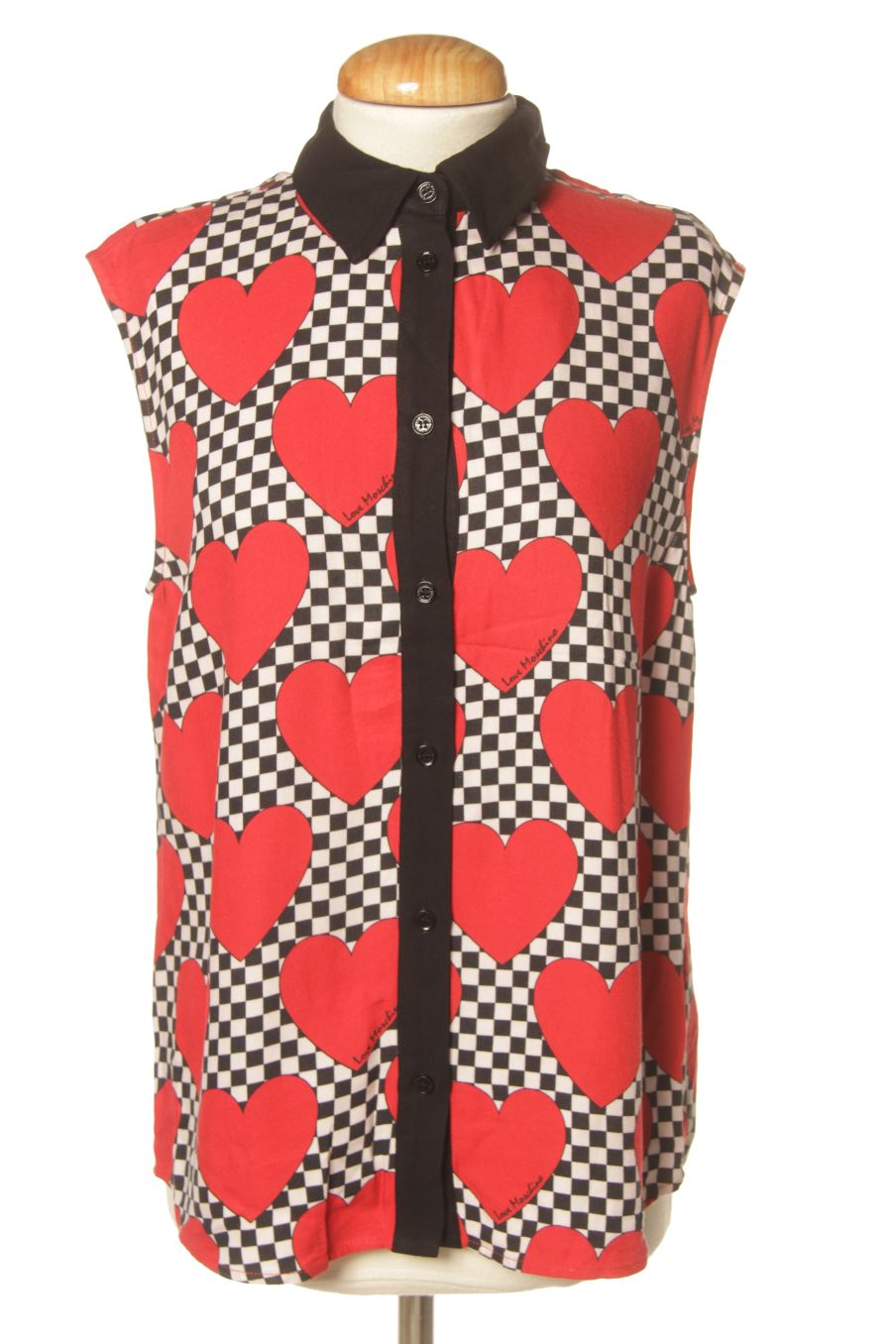 Camisa sin mangas de Love Moschino de la talla M, de color estampado