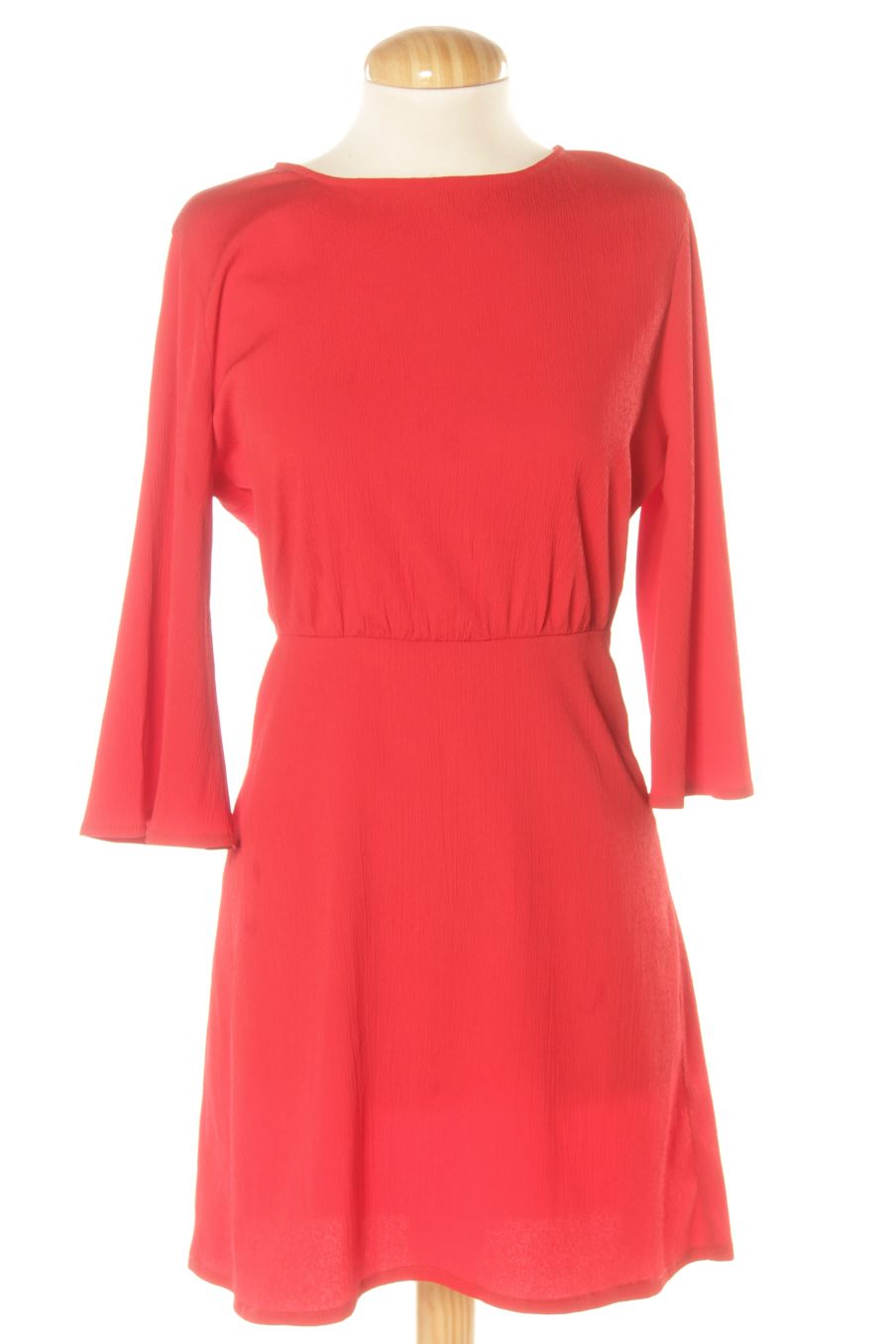 Aufwändiges Kleid von Vila Größe 36, Farbe Rot, für