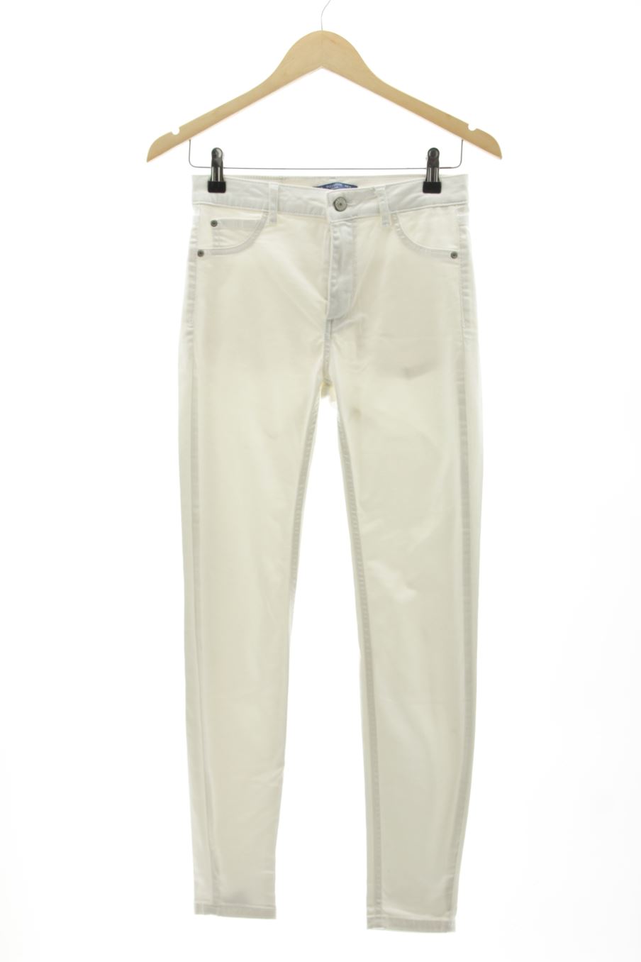 Jeans Pull & Bear de la taille 36, de couleur blanc