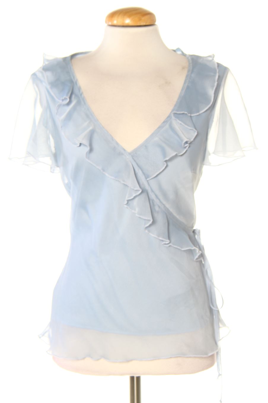 Blouse à manches courtes Eclipse de la taille 42, de couleur bleu