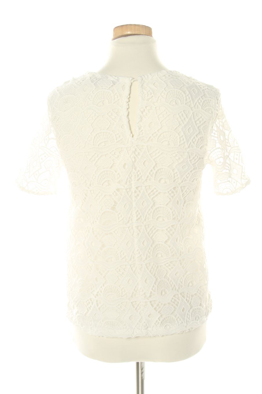 Blusa de manga corta de H&M de la talla XS, de color blanco