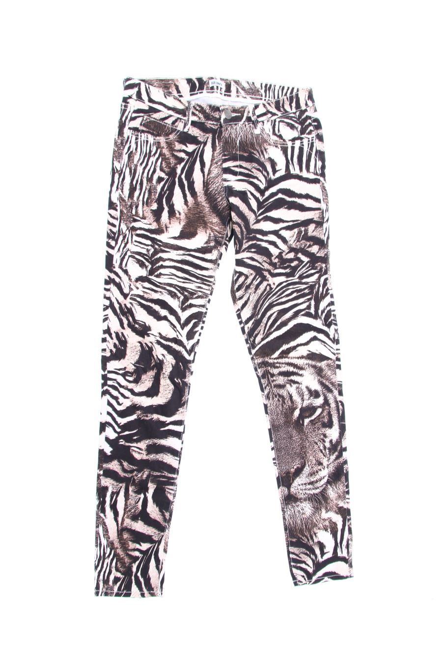 Jeans Reiko de la taille 36, de couleur animal print de denim