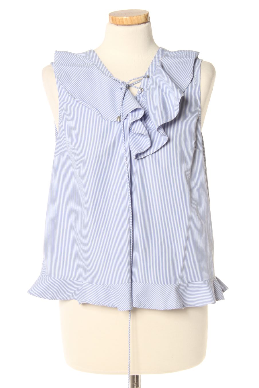 Top Naf Naf de la taille 38, de couleur bleu