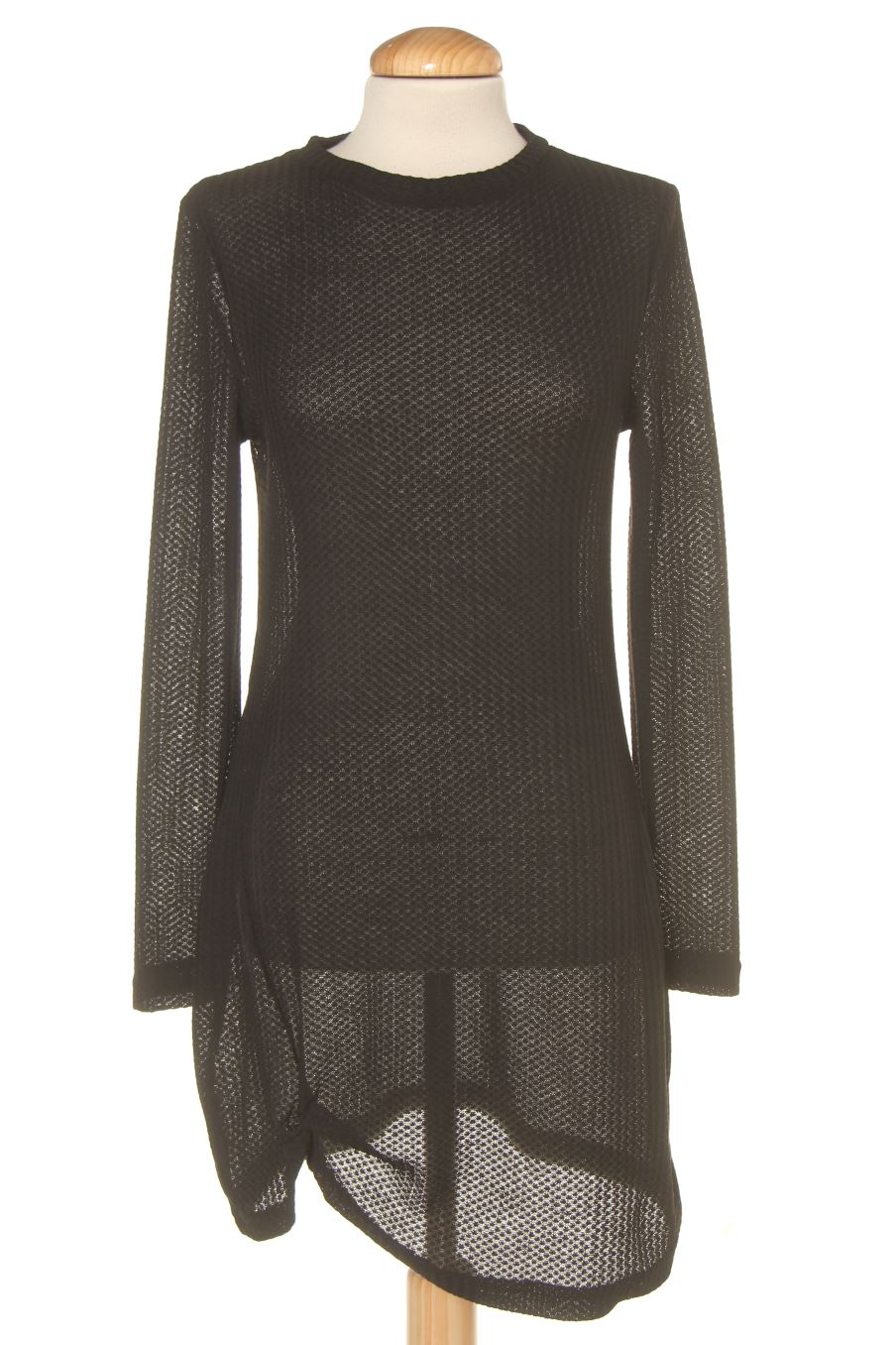 Vestito casual de Bershka de la talla S, de color nero