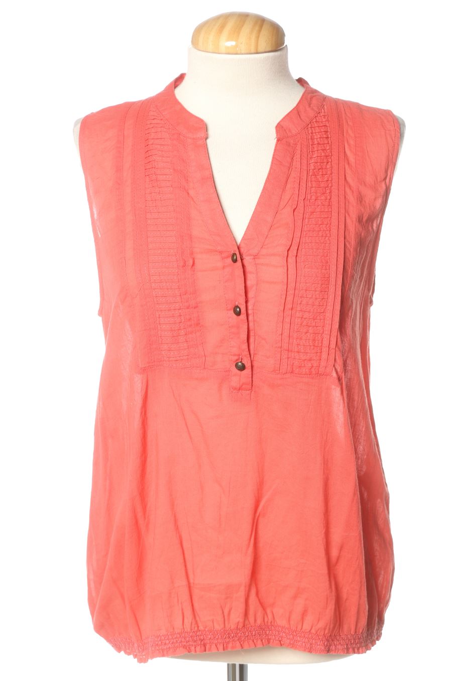 Blouse à manches courtes Sfera de la taille L, de couleur corail