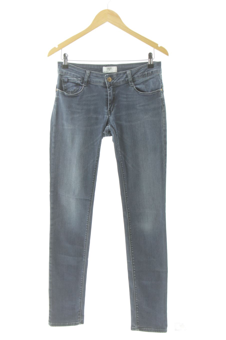 Jeans Le temps des cerises de la taille 40, de couleur bleu de denim