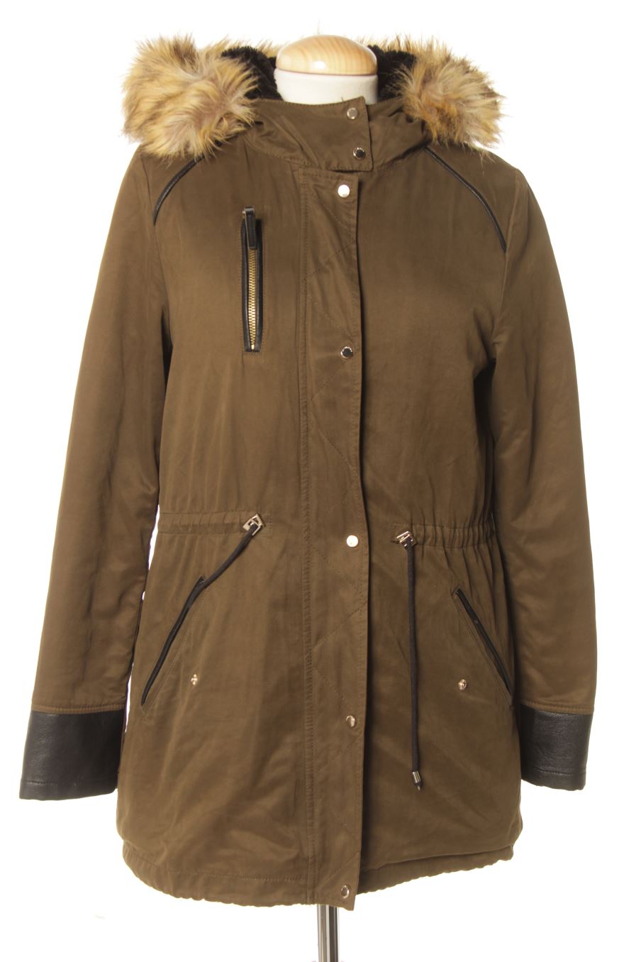 Abrigos de Stradivarius de la talla S, de color verde