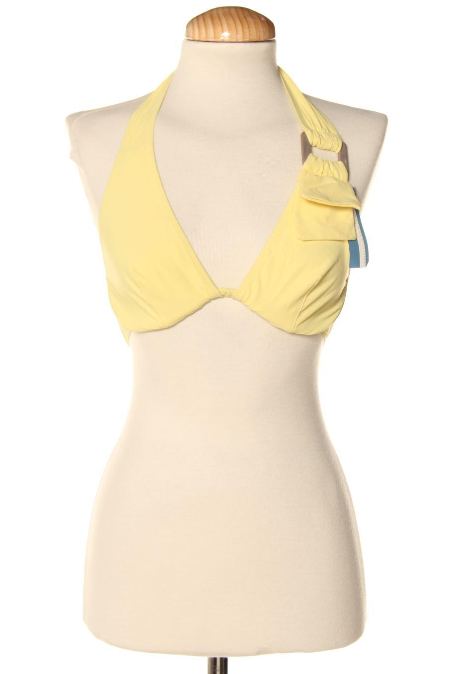 Parte superior de bikini de Princesse tam tam de la talla XS, de color amarillo