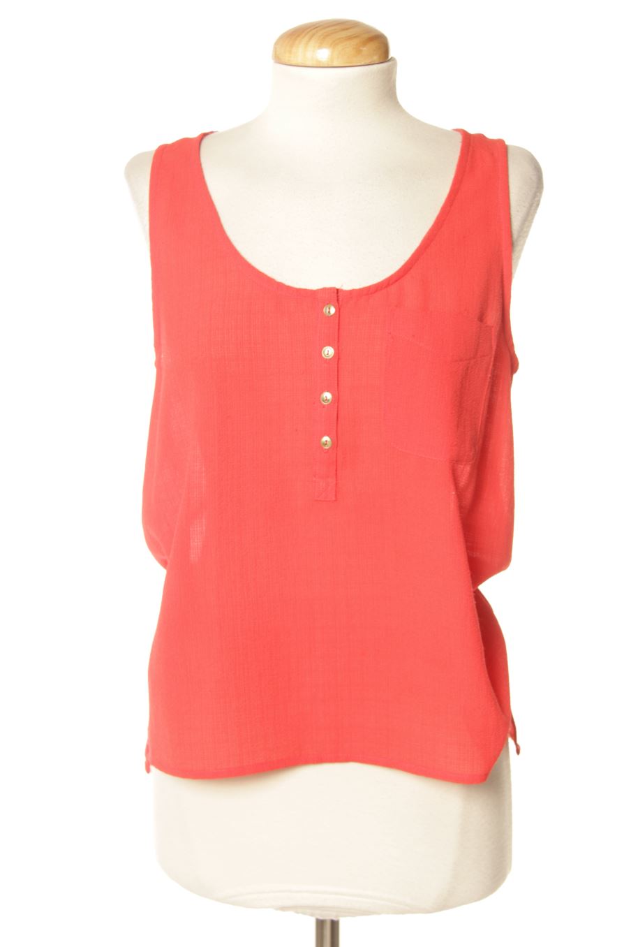 Top Mango de la taille XS, de couleur rouge