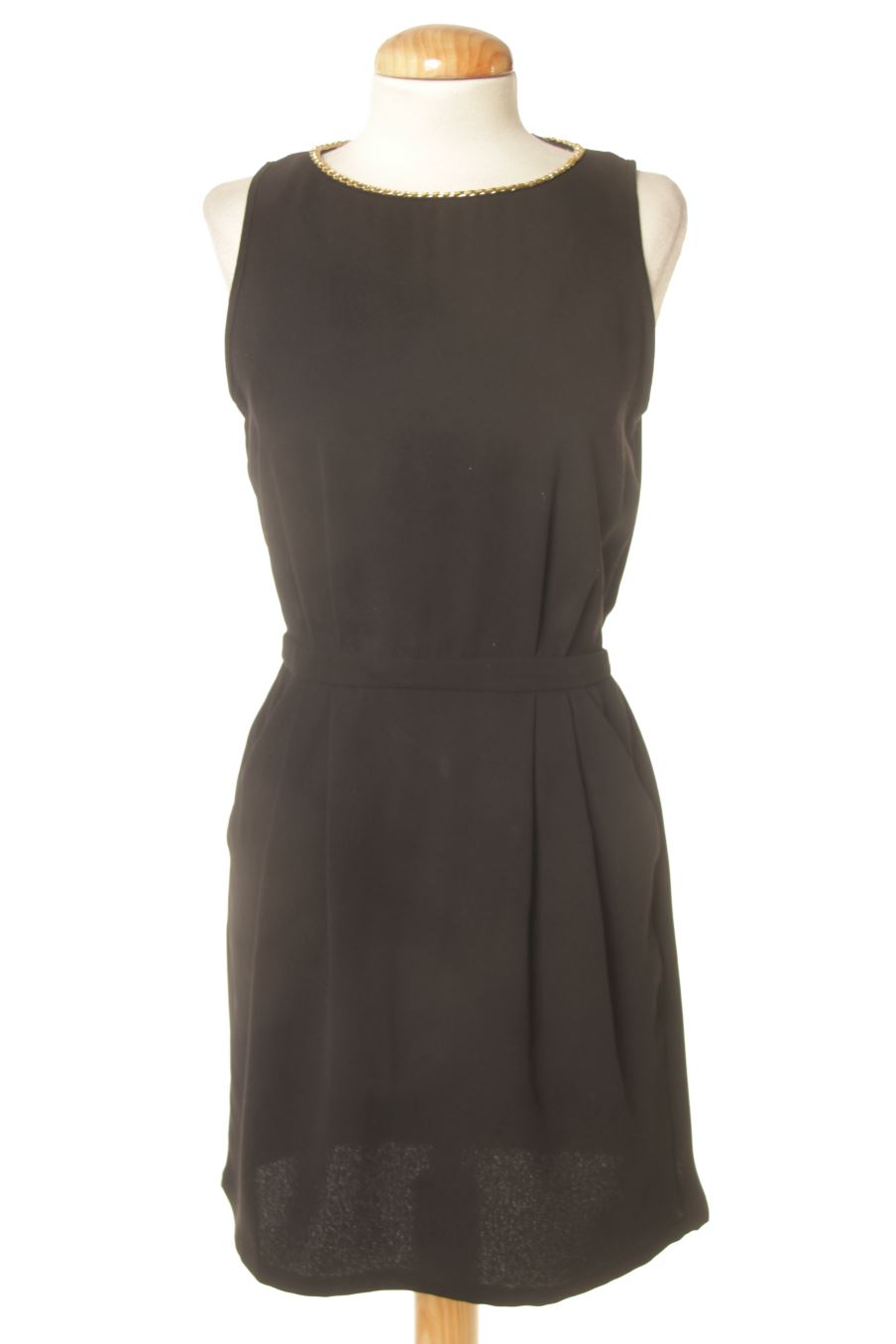 Vestido casual de Mango de la talla S, de color negro