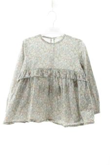 Blouse à manches longues 8 ans Mi canesú