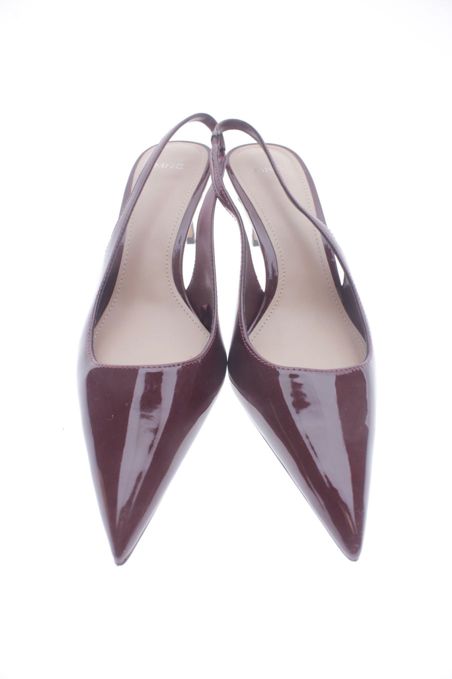 Chaussures à talons de Mango de la taille 38, de couleur bordeaux de