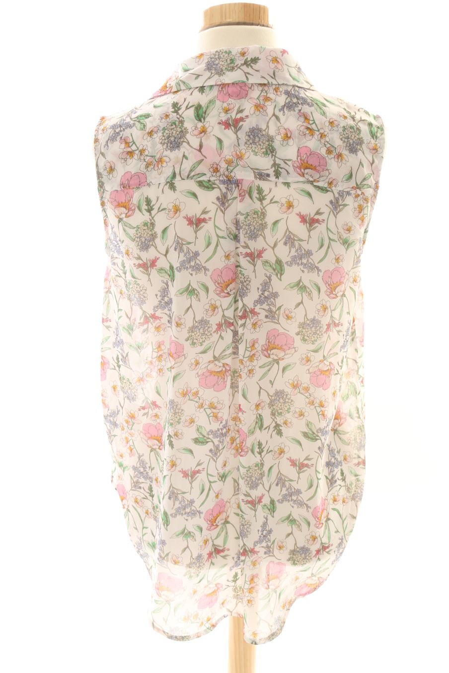 Camisa sin mangas de H&M de la talla 36, de color flores