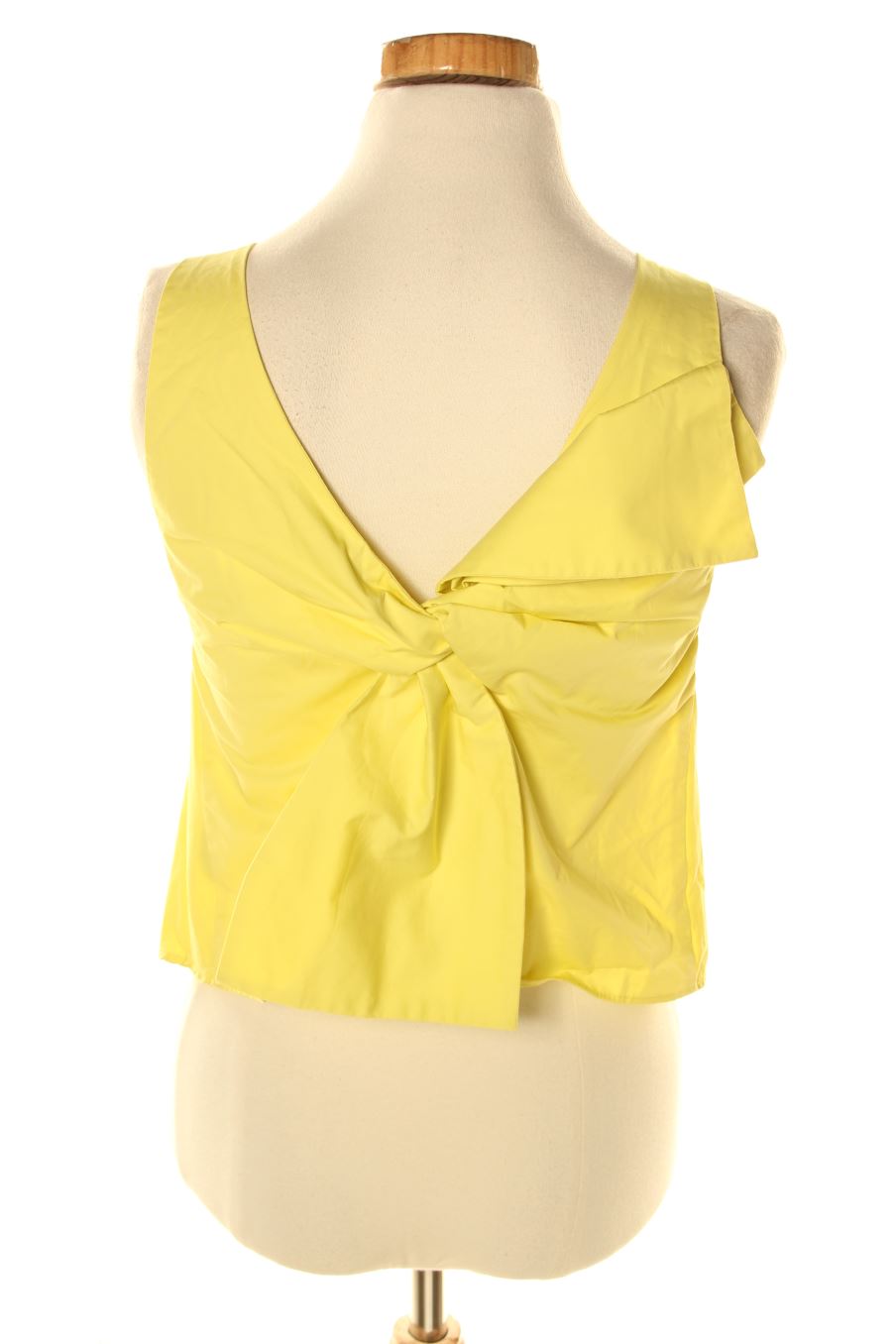Top Trafaluc de la taille XS, de couleur jaune