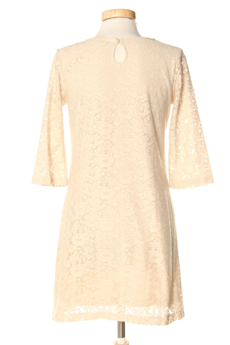 Robe casual Pull & Bear de la taille S, de couleur beige