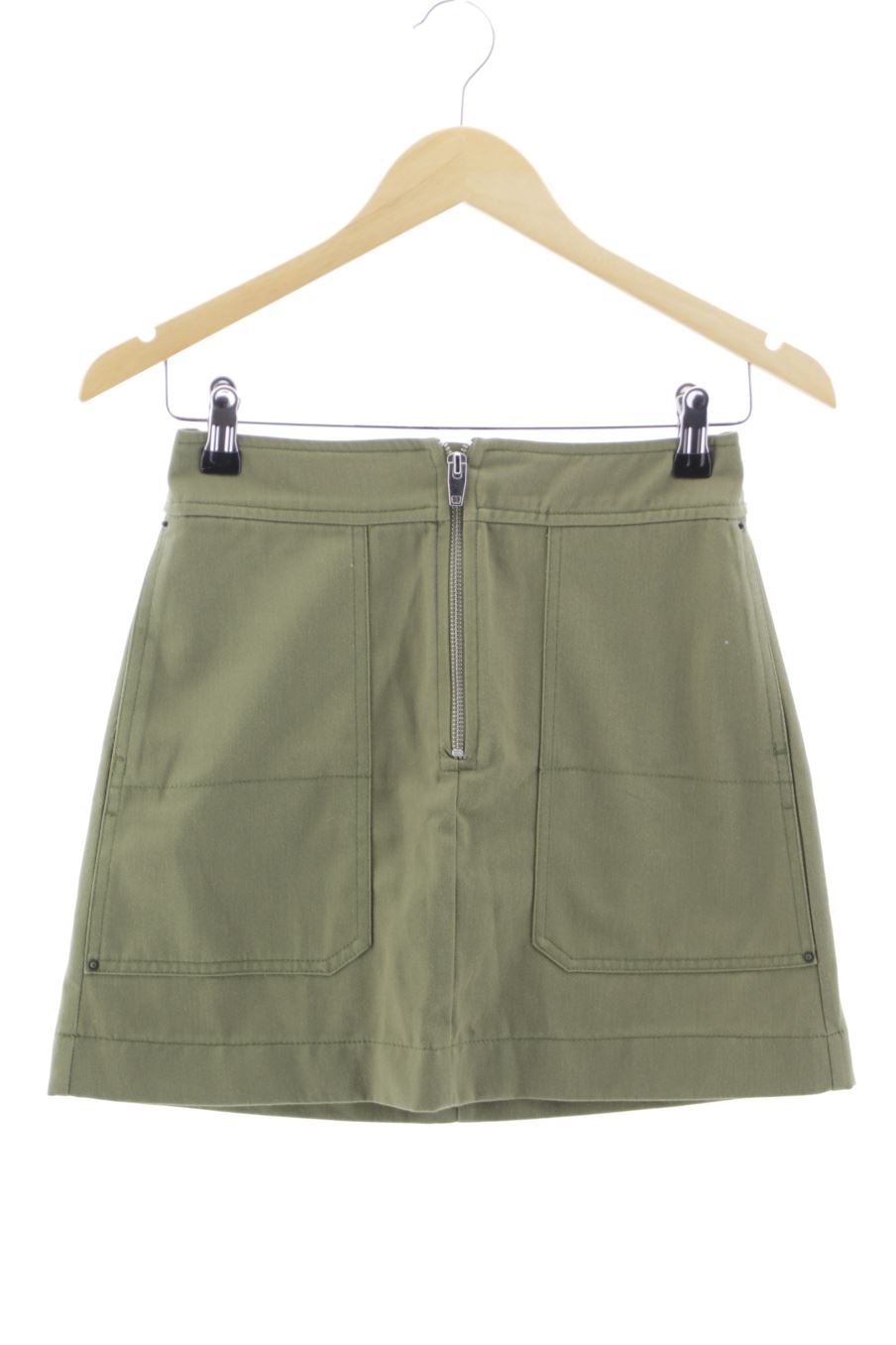 Jupe Mango de la taille 34, de couleur vert