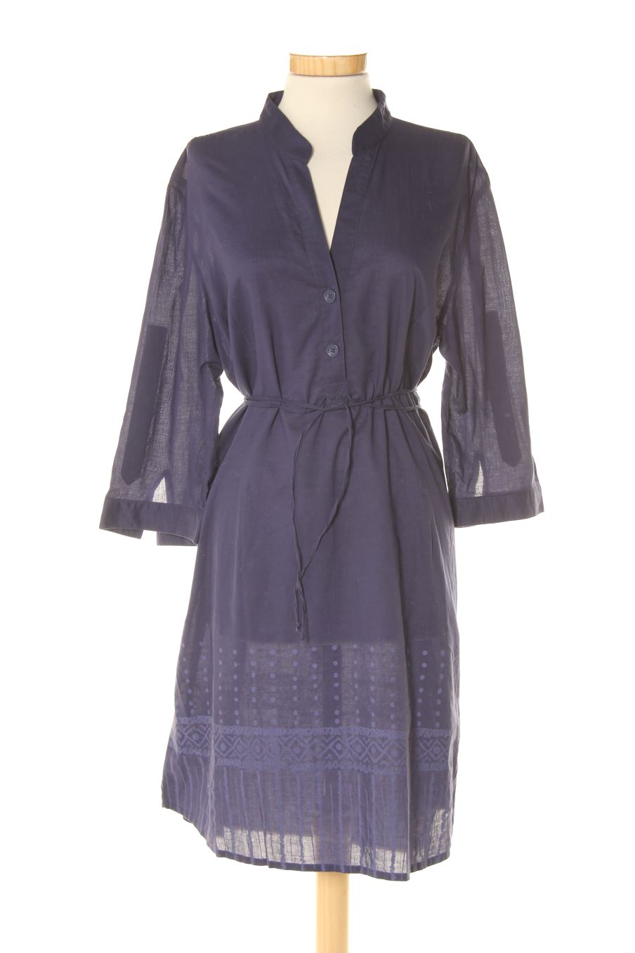 Robe casual Calzedonia de la taille L, de couleur bleu marine