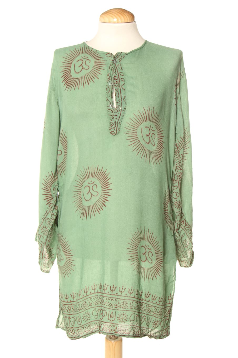 Langärmelige Bluse von natura Größe S, Farbe Aufdruck, für