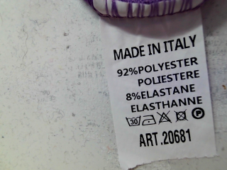 Chaleco de tela de Made in italy de la talla M, de color morado