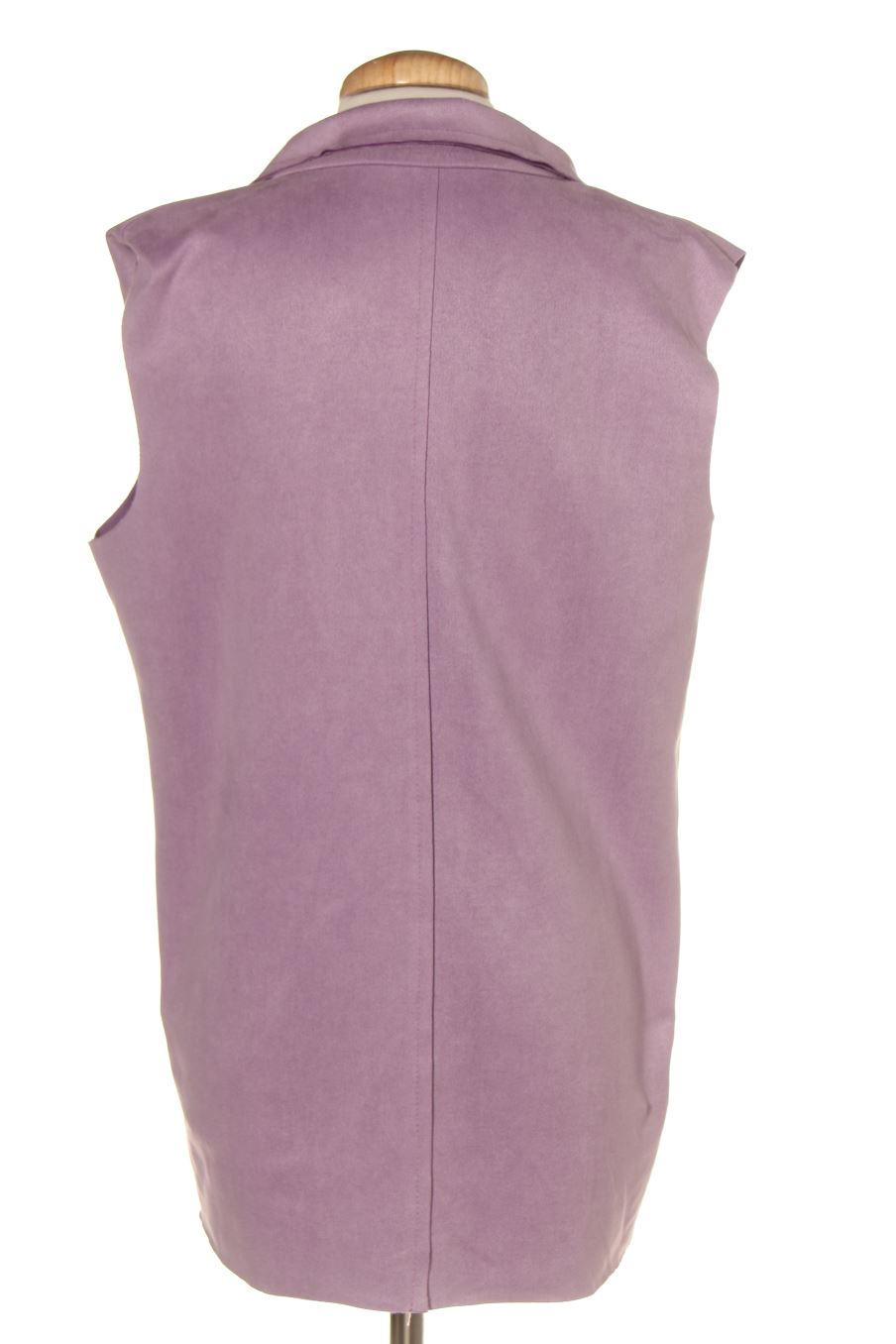 Chaleco de tela de Made in italy de la talla M, de color morado
