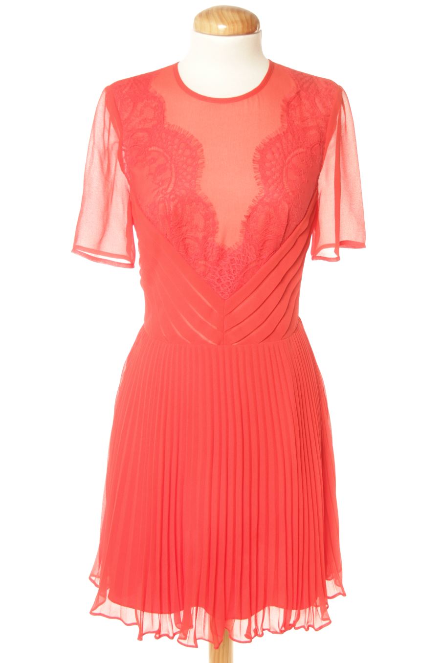 Aufwändiges Kleid von ASOS Größe 36, Farbe Rot, für