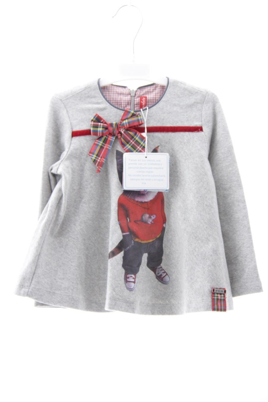 Camiseta de manga larga de Pan con chocolate de la talla 3 años con etiqueta