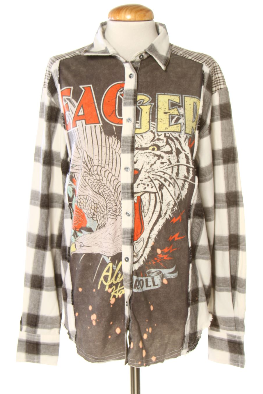 Camicia de Desigual de la talla M, de color quadri